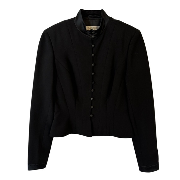 KAY UNGER Black Pantsuit - Picture 2 of 10